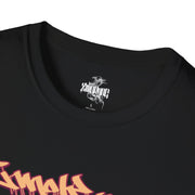 Playera negra original ZMOKYNG Peach Fuzz Skull