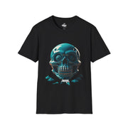 Playera negra original ZMOKYNG Blue Skull