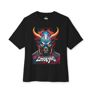 Playera negra original ZMOKYNG Oni4 Oversized Tee