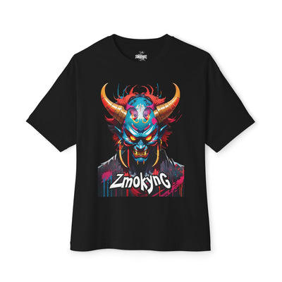Playera negra original ZMOKYNG Oni4 Oversized Tee