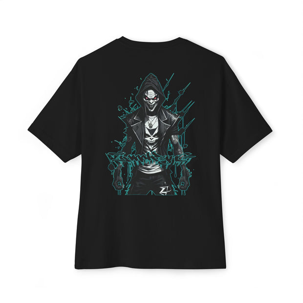 Playera negra original ZMOKYNG Green Jocker Oversized