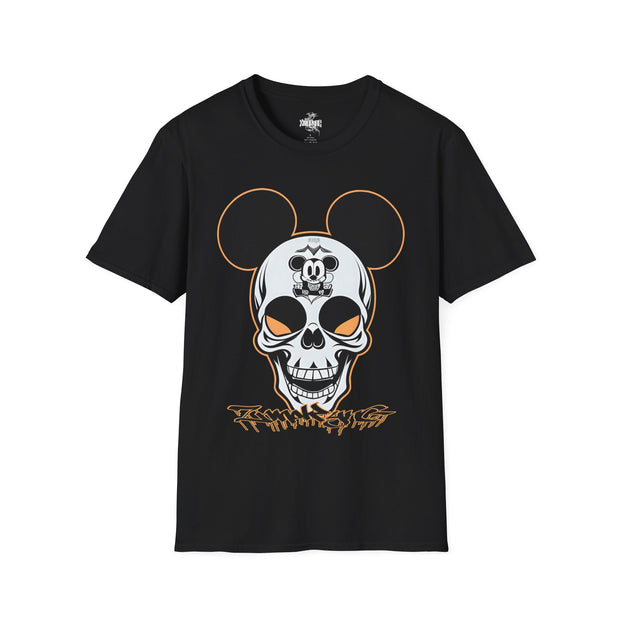 Playera negra original ZMOKYNG The Mouse B/W