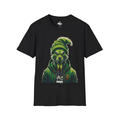 Playera negra original ZMOKYNG Green Perro