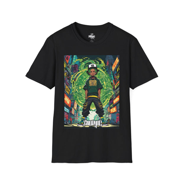 Playera negra original ZMOKYNG Green Street