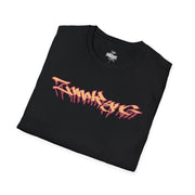 Playera negra original ZMOKYNG Peach Fuzz Skull
