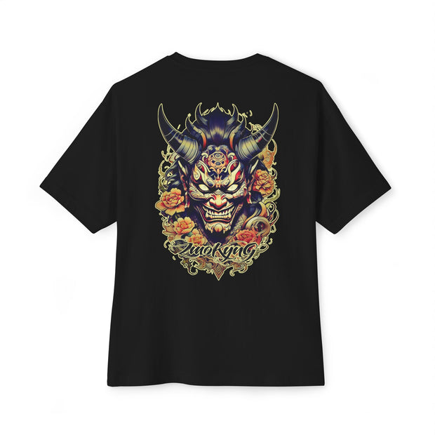 Playera negra original ZMOKYNG Oni6 Oversized Tee