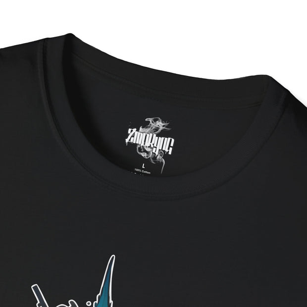 Playera negra original ZMOKYNG Weed1 T-Shirt