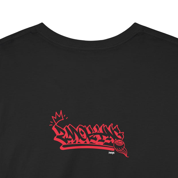 Playera negra original ZMOKYNG RedZ named Tee