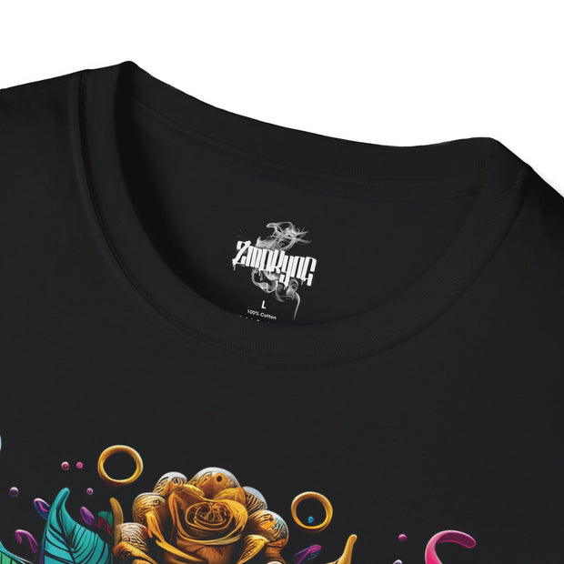 Playera negra original ZMOKYNG Candy Skull