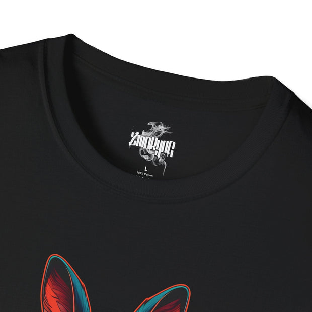 Playera negra original ZMOKYNG Easter Rabbits OB