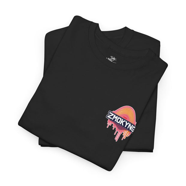 Playera negra original ZMOKYNG sunset