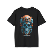 Playera negra original ZMOKYNG Peach Blue