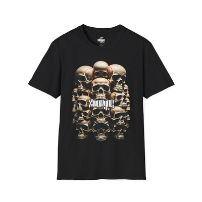 Playera negra original ZMOKYNG Full Skulls