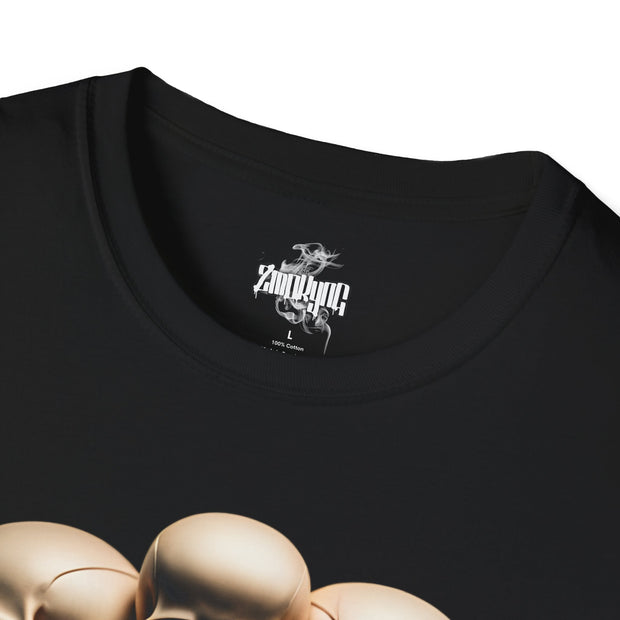Playera negra original ZMOKYNG Full Skulls