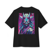 Playera negra original ZMOKYNG Oni Back P Oversized
