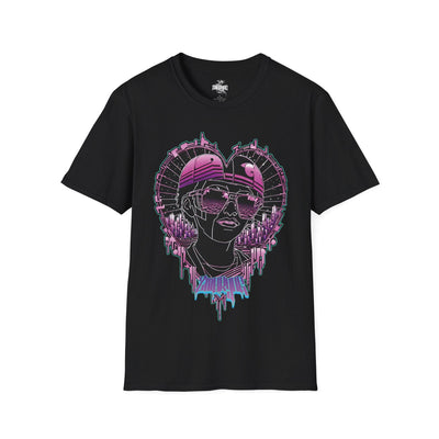 Playera negra original ZMOKYNG Corazon Negro