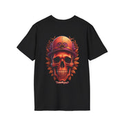 Playera negra original ZMOKYNG Peach Fuzz Skull