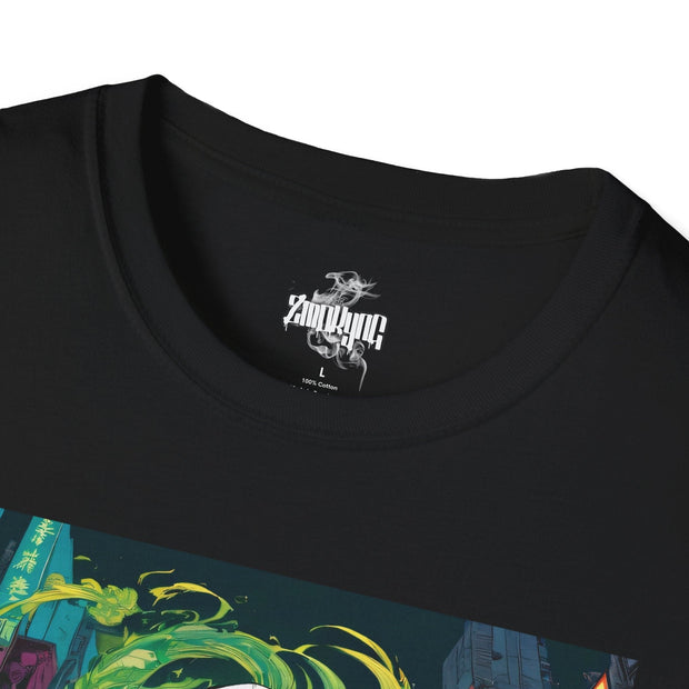 Playera negra original ZMOKYNG Green Street