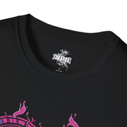 Playera negra original ZMOKYNG Corazon Rosa T-Shirt