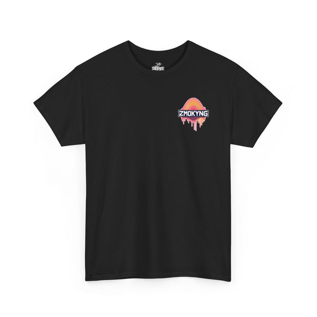 Playera negra original ZMOKYNG sunset