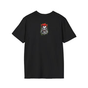 Playera negra original ZMOKYNG Clown rojo y blanco T-Shirt