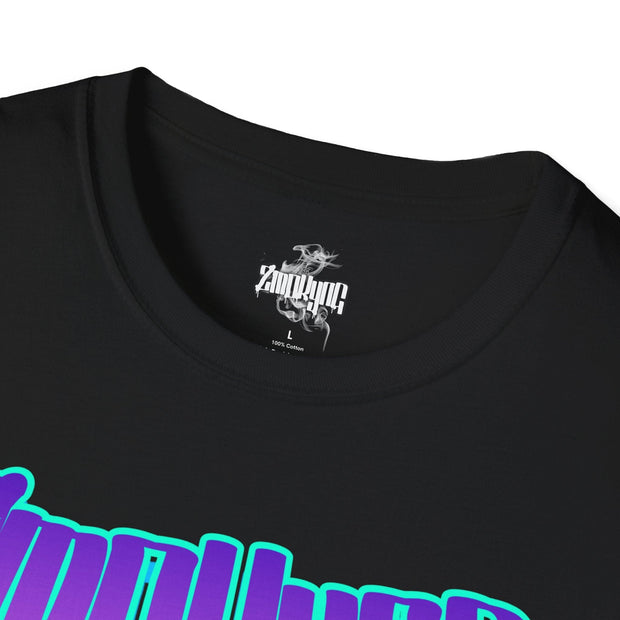 Playera negra original ZMOKYNG ZmoKynG morado