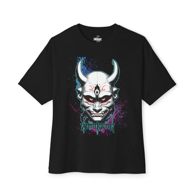 Playera negra original ZMOKYNG Oni3 Oversized
