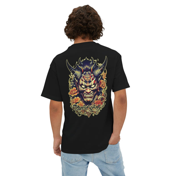 Playera negra original ZMOKYNG Oni6 Oversized Tee