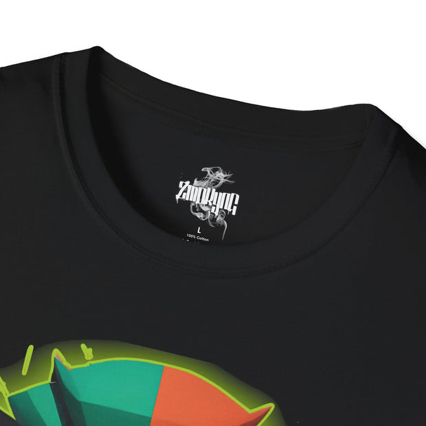 ZmoKynG Camiseta Clown Payaso II Negro de Algodón Peinado 100% Eco-Amigable