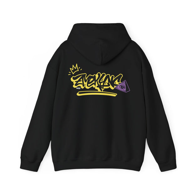 Sudadera con capuccha negra ZmoKynG G-lowGraff Heavy Blend™ Hoodie