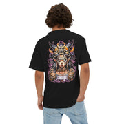 Playera negra original ZMOKYNG Reina Oni Oversized Boxy