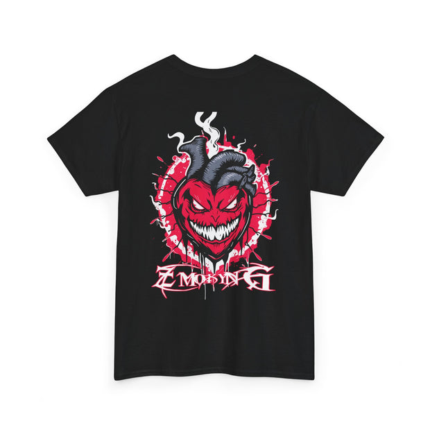 Playera negra Original ZMOKYNG CoraZon