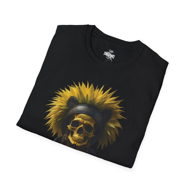 Playera negra original ZMOKYNG hiphop Yellow