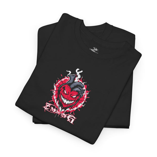 Playera negra Original ZMOKYNG CoraZon