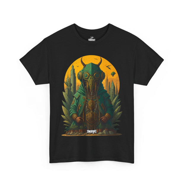 Futuro Verde Playera negra original ZmoKynG 100% Algodón