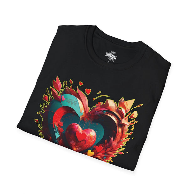 Playera negra original ZMOKYNG Mi Corazon