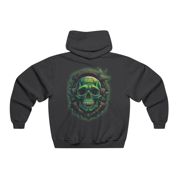 Sudadera con capucha ZMOKYNG Green Skull NUBLEND® Hoodie