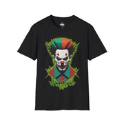 ZmoKynG Camiseta Clown Payaso II Negro de Algodón Peinado 100% Eco-Amigable