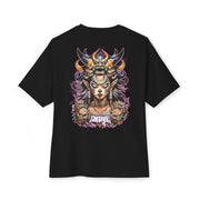 Playera negra original ZMOKYNG Reina Oni Oversized Boxy