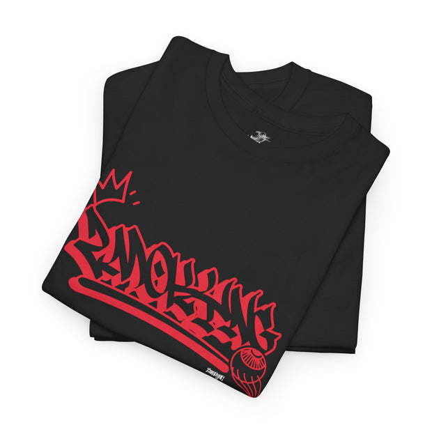 Playera negra original ZMOKYNG RedZ named Tee
