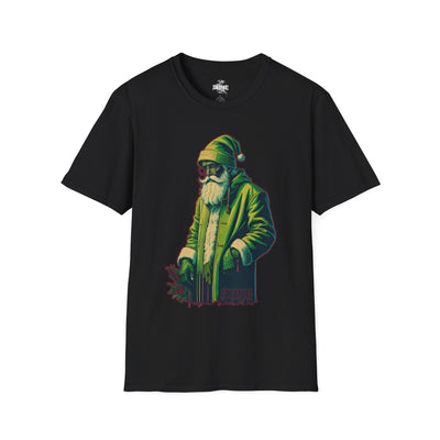 Playera negra original ZMOKYNG Green Santa