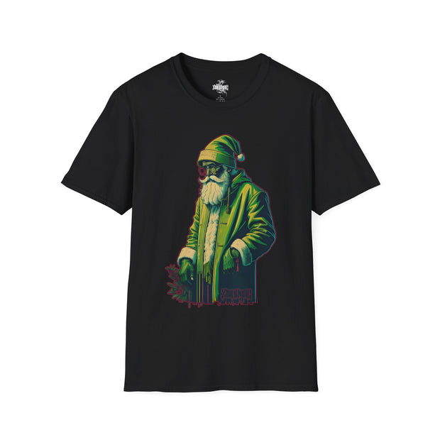 Playera negra original ZMOKYNG Green Santa