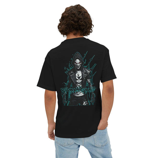 Playera negra original ZMOKYNG Green Jocker Oversized