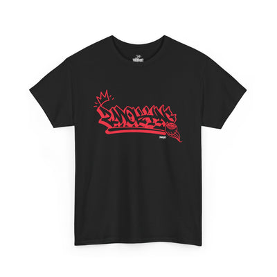 Playera negra original ZMOKYNG RedZ named Tee
