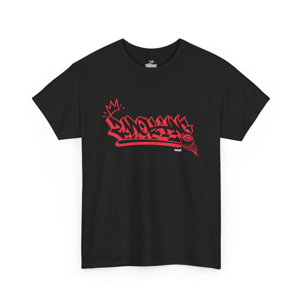 Playera negra original ZMOKYNG RedZ named Tee