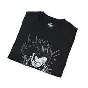 Playera negra original ZMOKYNG Clown Blanco y negro