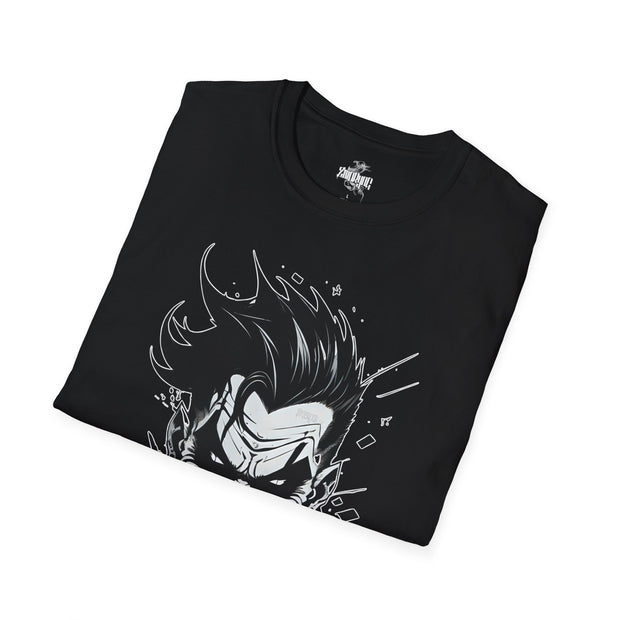 Playera negra original ZMOKYNG Clown Blanco y negro