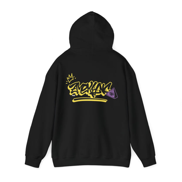 Sudadera con capuccha negra ZmoKynG G-lowGraff Heavy Blend™ Hoodie
