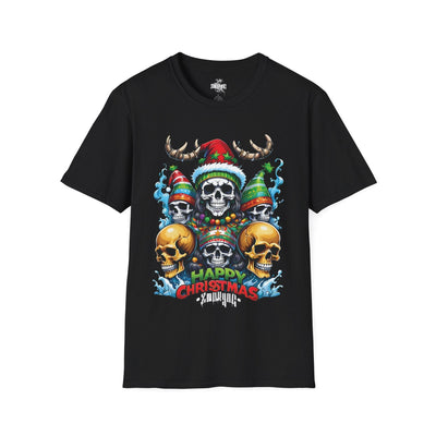 Playera negra original ZMOKYNG Skull happy