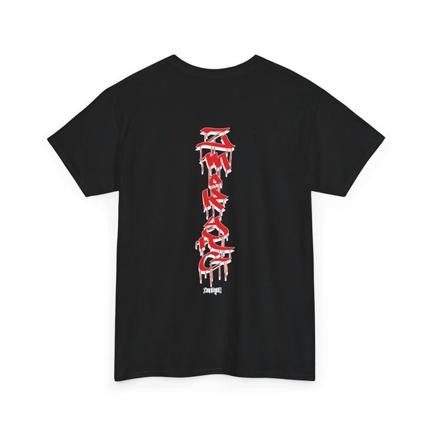 Playera negra original ZMOKYNG Zombie Santa Tee